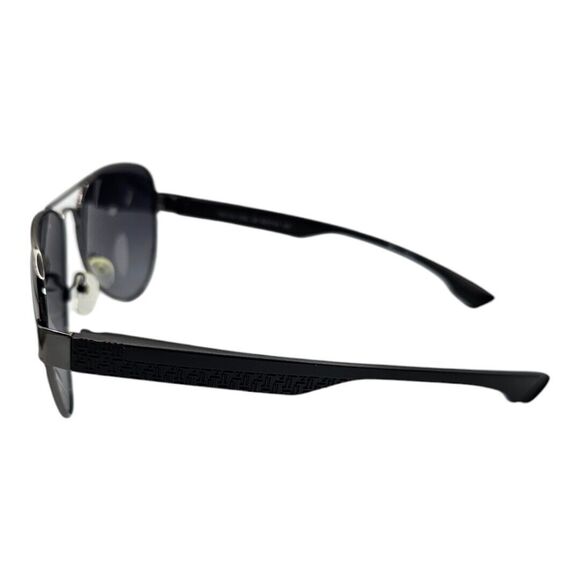 TOXIC SUNGLASSES MENS AVIATOR TIC-114-20 BUILT IN MICROPHONE + ACCESSORIES  NEW - Picture 5 of 15